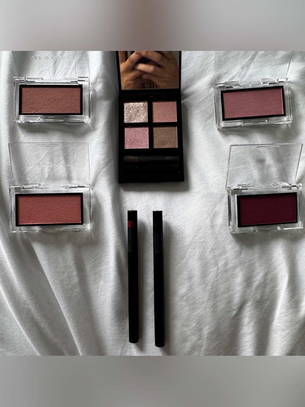Addiction Tokyo makeup lot - 1 eyeshadow palette, 4 blushes, 2 liquid liners
